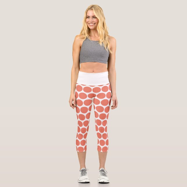 Leggings Capri Printemps été couleur rose rose (Recto)
