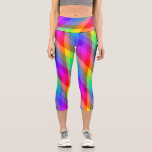 Leggings Capri Prisme arc-en-ciel