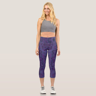 Leggings Capri Purple monopoly