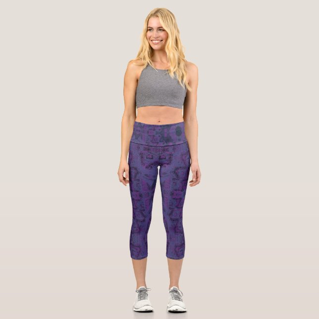 Leggings Capri Purple monopoly (Recto)