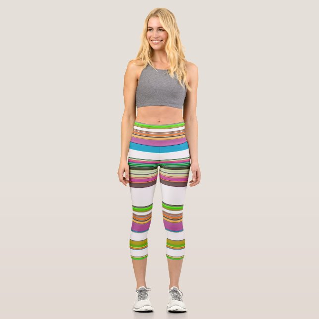 LEGGINGS CAPRI RAYÉ (Recto)