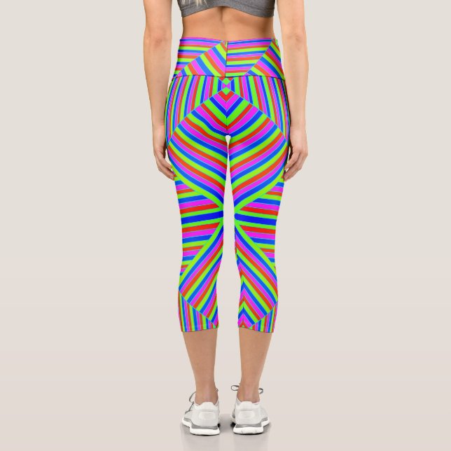 Leggings Capri Rayures (Verso)