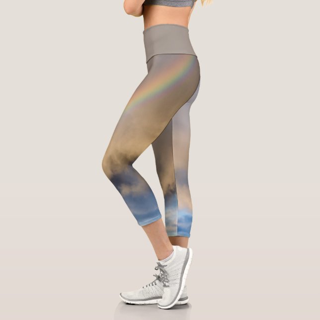 Leggings Capri rébellion arc-en-ciel (Gauche)