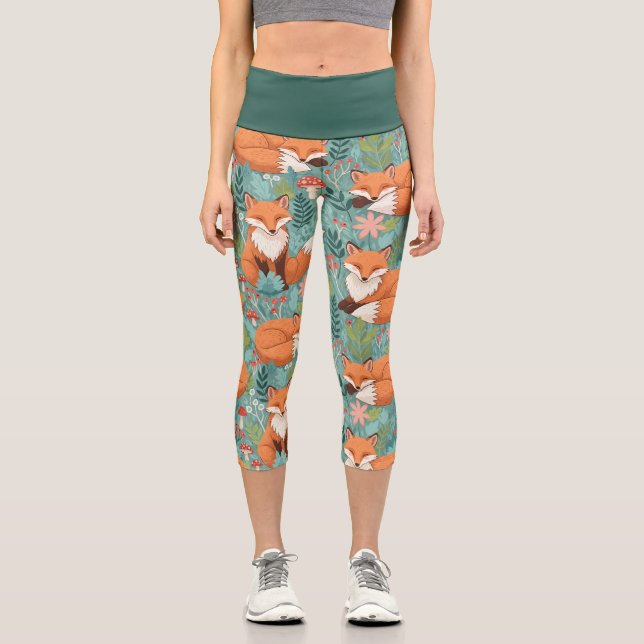 Leggings Capri Renard des bois (Recto)