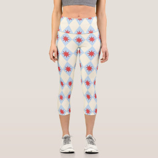 Leggings Capri Rétro Funhaus Cirque Star Diamond