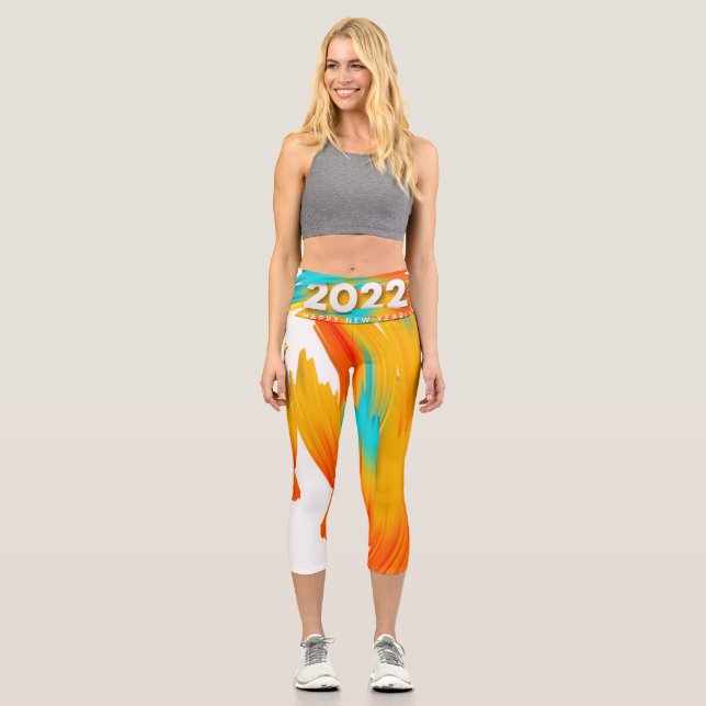 Leggings Capri Réussite 2022 nouvelle année baskets bas de gamme (Recto)