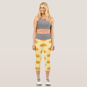 Leggings Capri Ronds de fromage Gouda Gastronomie de gourmets née