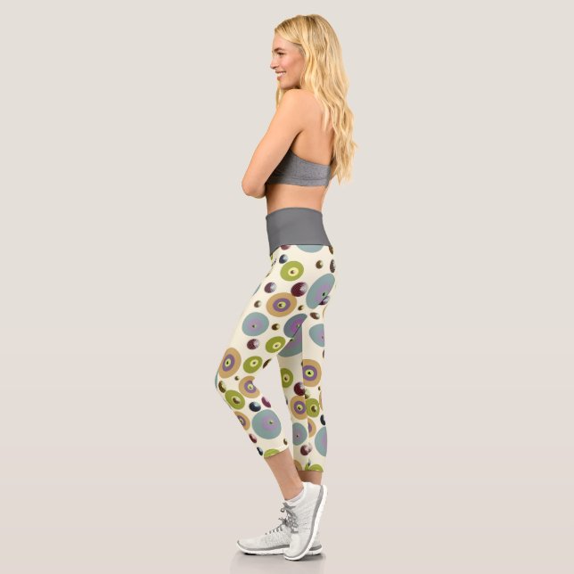 Leggings Capri Ronds en relief (Gauche)