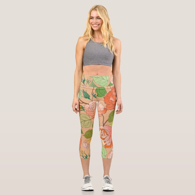 Leggings Capri Rose 21 (Recto)