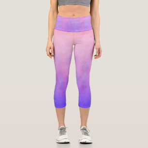 Leggings Capri Rose Bleu rustique ombre