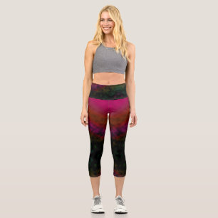 Leggings Capri Rose Ember Fade