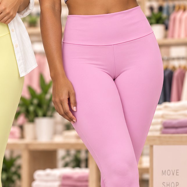LEGGINGS CAPRI "ROSE" HAUT TAILLE (Créateur téléchargé)