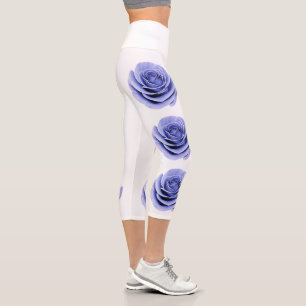Leggings Capri Rose Pourpre