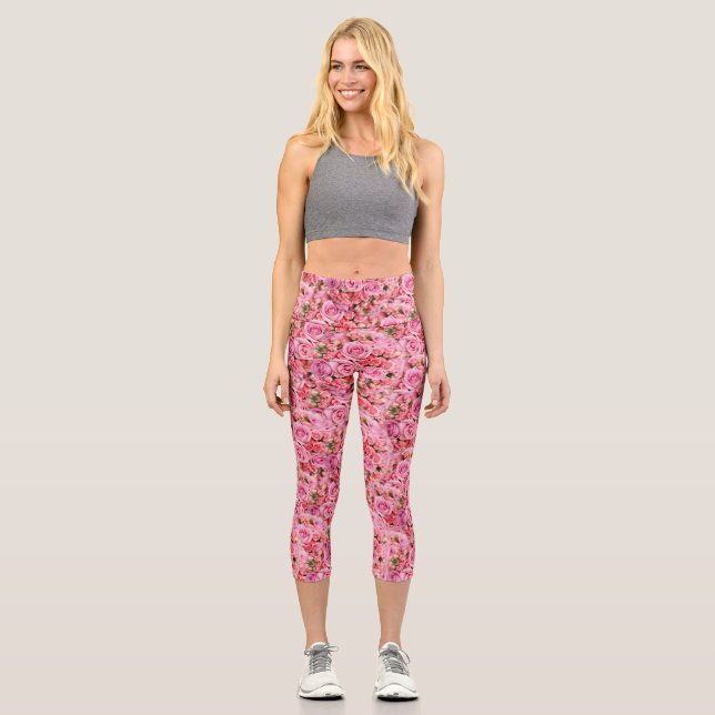 Leggings Capri Rose rose rose (Recto)