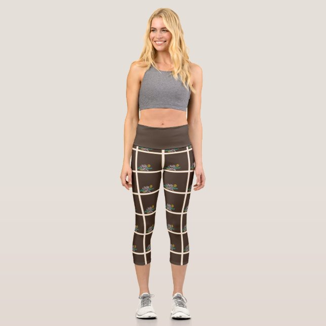 Leggings Capri Rose Toffee (Recto)