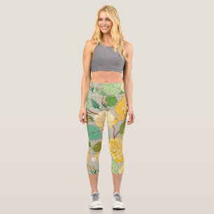 LEGGINGS CAPRI ROSES 1