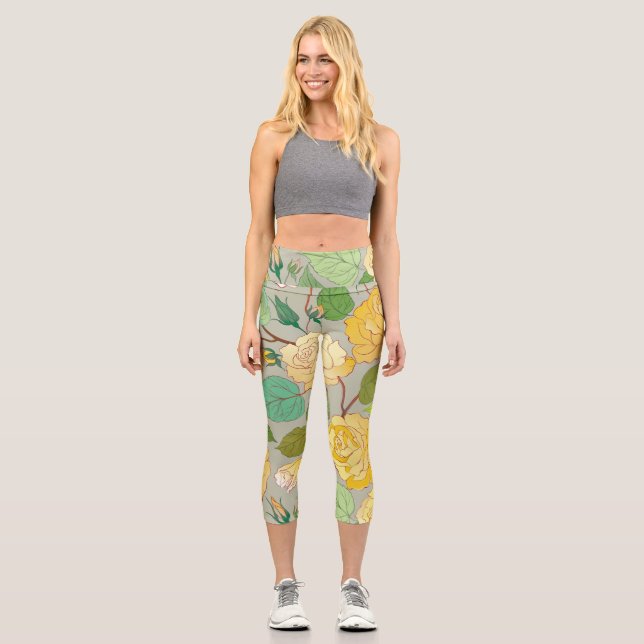 LEGGINGS CAPRI ROSES 1 (Recto)