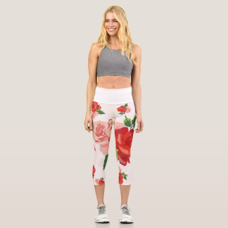 Leggings Capri Roses pour U