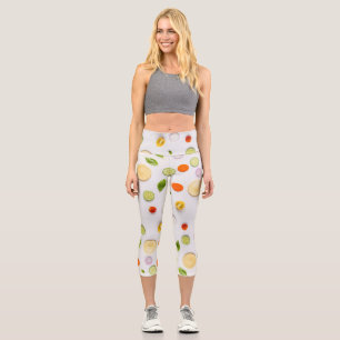 Leggings Capri Salade savoureuse sur votre
