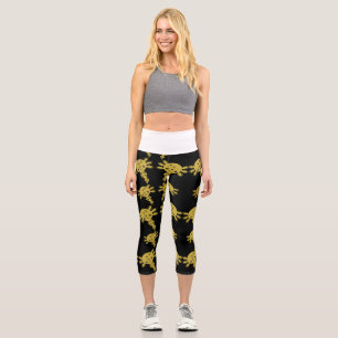 Leggings Capri Salamandre axotique exotique