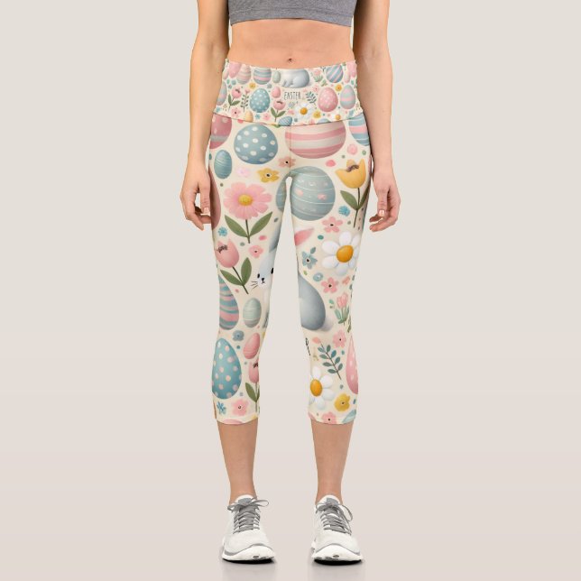 Leggings Capri Sauter dans Pâques (Recto)