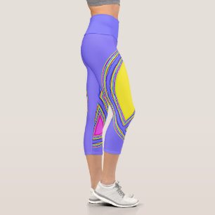 Leggings Capri Signe de PAIX avec des couleurs remplies 1