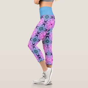 Leggings Capri solde bleu