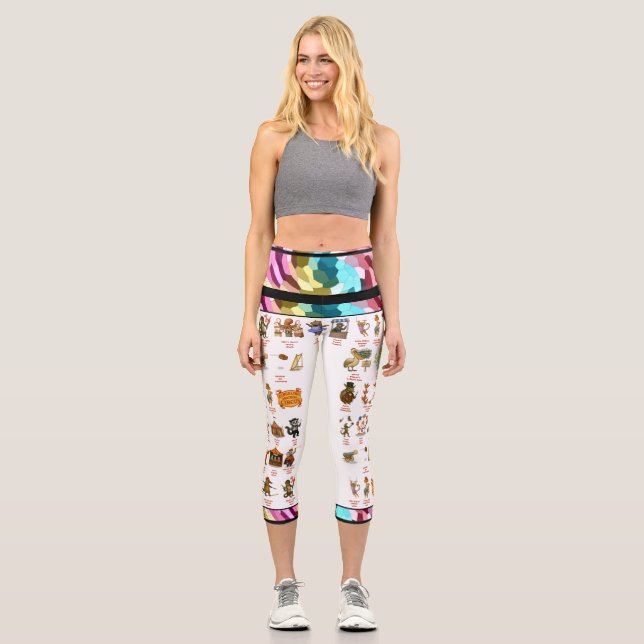 Leggings Capri Spectacles du cirque Dingaling Bros (Recto)