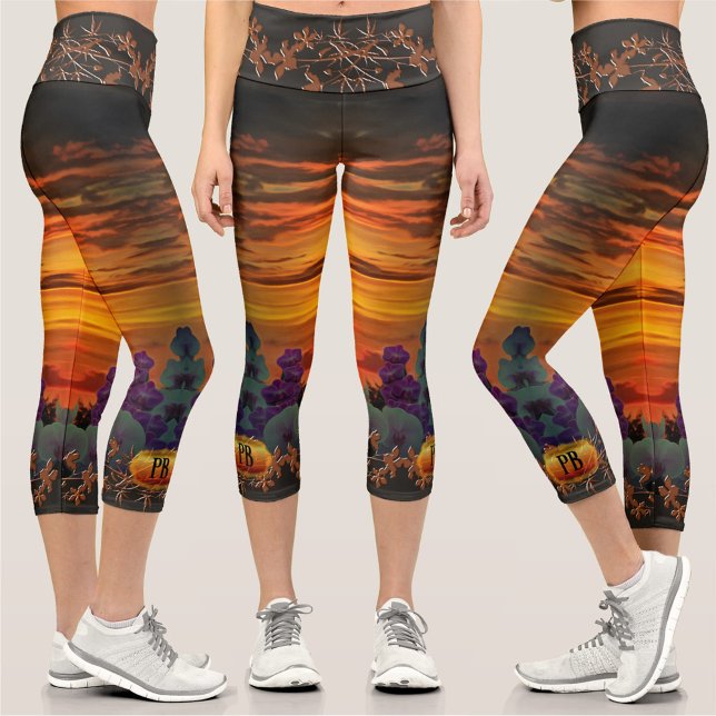 Leggings Capri Sunset Plaza Marina 2584 (Créateur téléchargé)