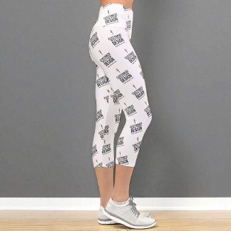 Leggings Capri Sur mesure Minimaliste Personnalisé Entreprise Mar