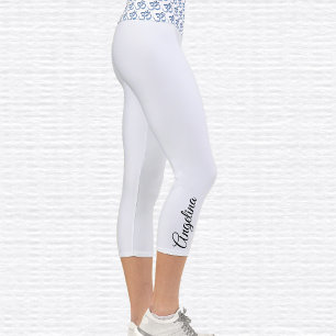Leggings Capri Symbole Ciel & Nuages Om Hauteur Capri Haute Taill