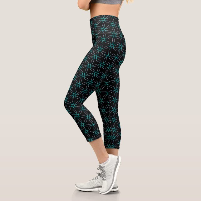 Leggings Capri Symmetry in Motion (Gauche)