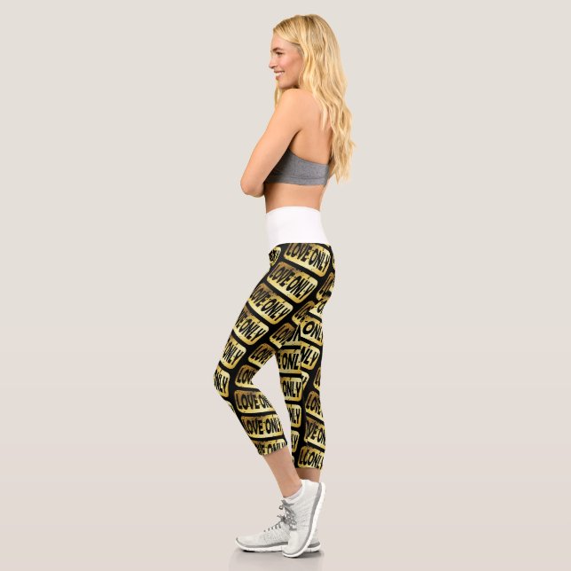 Leggings Capri T-shirt Love only (Gauche)
