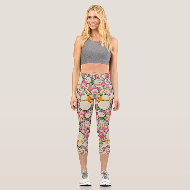 Leggings Capri Taille élevée (Recto)