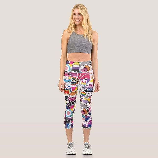 Leggings Capri Taille haute (Recto)