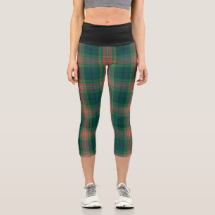 Leggings Capri Tartan Plaid De La Famille Gallagher Irlandaise Cl