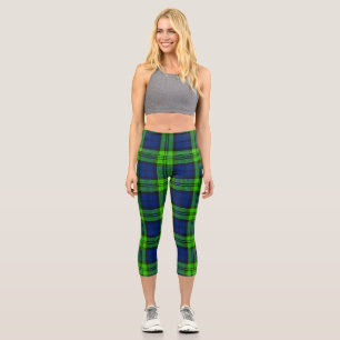 Leggings Capri Tartan plaqué Blackwatch