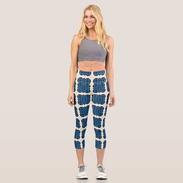 Leggings Capri Tarte aux myrtilles (Recto)
