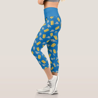 Leggings Capri Ted Lasso | Believe Sign and Ball Toss Pattern