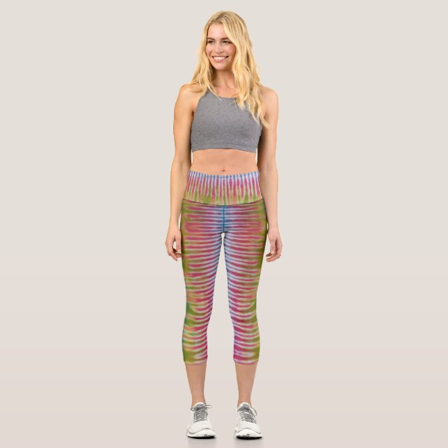Leggings Capri Teinture à tartines (Recto)