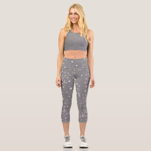 Leggings Capri Terrazzo gris moderne