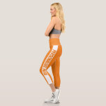 Leggings Capri Texte personnalisé trié<br><div class="desc">Ajoutez votre propre texte à ces légendes capri faciles à personnaliser de Ricaso</div>