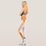 Leggings Capri Texte personnalisé trié<br><div class="desc">Ajoutez votre propre texte à ces légendes capri faciles à personnaliser de Ricaso</div>