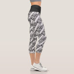 Leggings Capri Texte usé et rayé Workout 247365 noir<br><div class="desc">Texte usé et rayé Workout 247365 en noir avec arrière - plan blanc. Parfait pour tous ceux qui font du levage, de la remise en forme, de l'entraînement, de la musculation et d'aller à la salle de gym.</div>