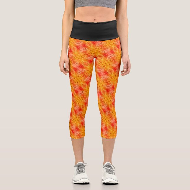 Leggings Capri Textura #14.1 de la obra El corazón de los... (Recto)