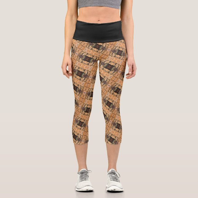 Leggings Capri Textura #24 de obra Amanecer (Recto)