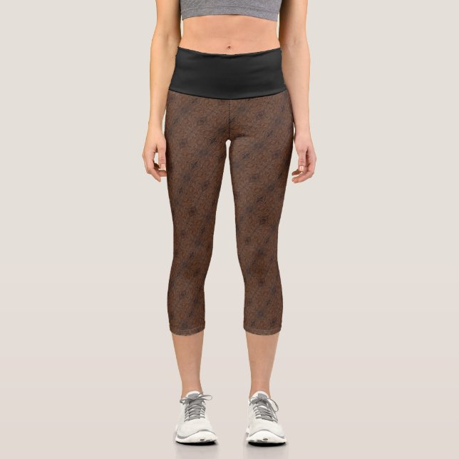 Leggings Capri Textura #28 de obra Amanecer (Recto)