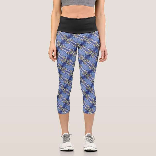 Leggings Capri Textura #2 de la obra Piña (Recto)