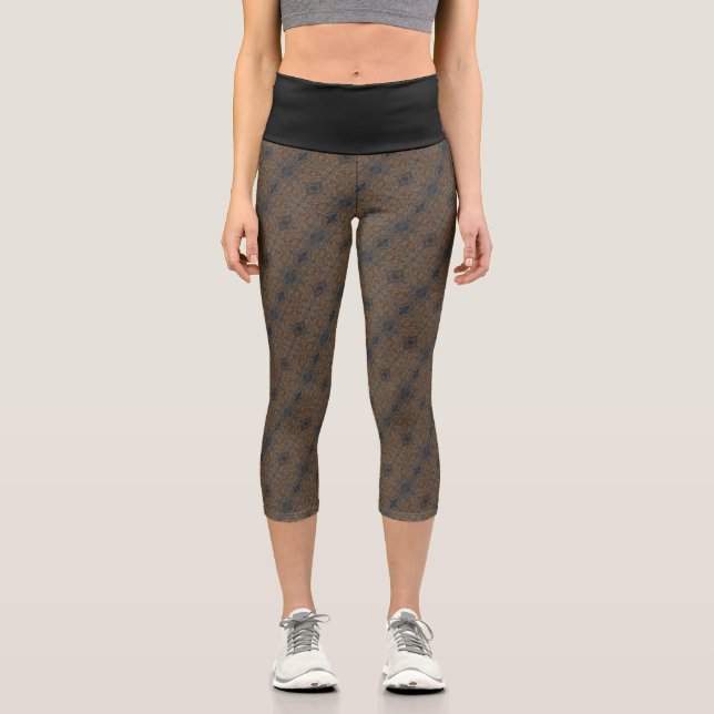 Leggings Capri Textura #33 de obra Amanecer (Recto)