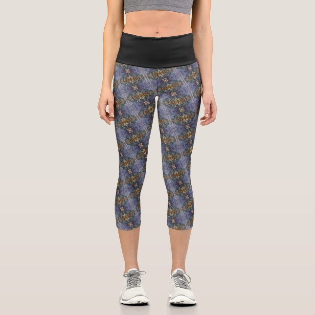 Leggings Capri Textura #3 de obra Amanecer (Recto)